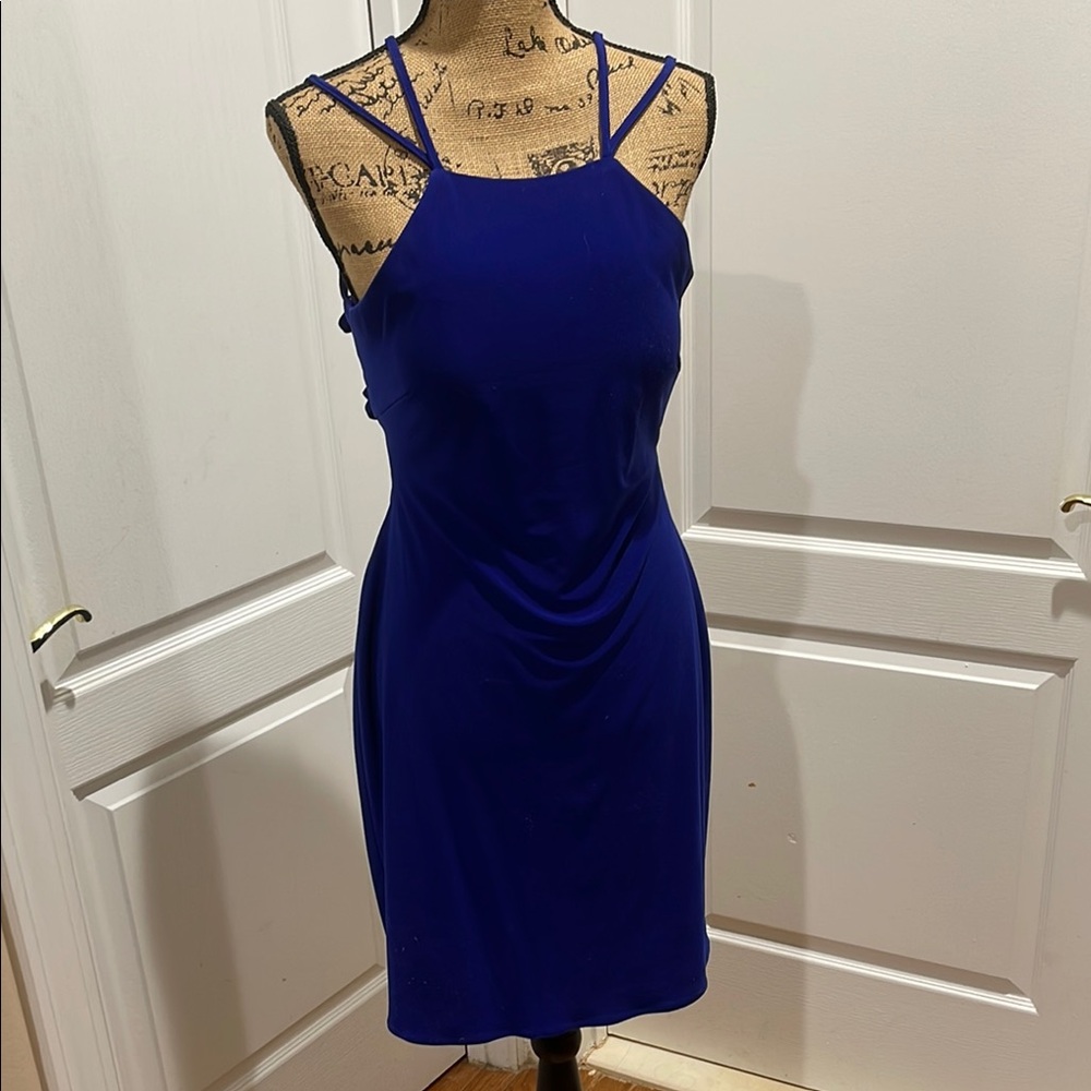 Blue Sleeveless Dress
